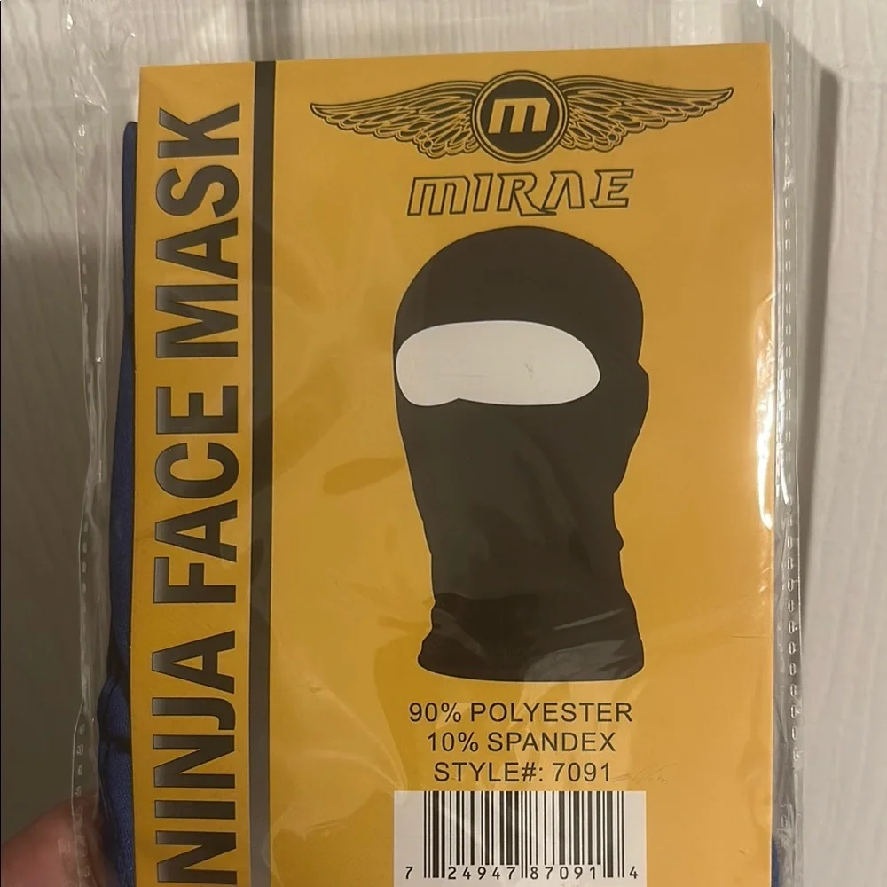 Blue Ninja Face Mask